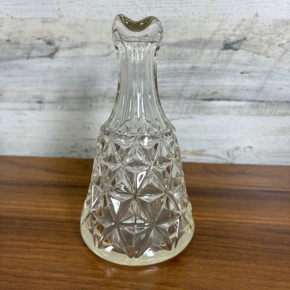 Vintage‎ Fostoria American Glassware  American Pattern Cube Vinegar Pitcher 6.5